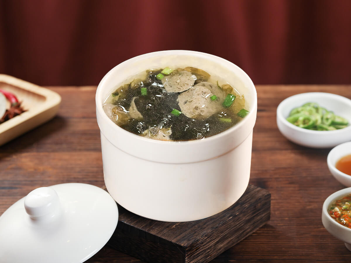 切片牛肉丸汤