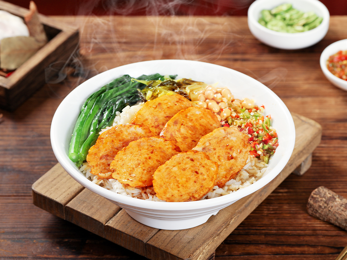 普宁肉卷饭